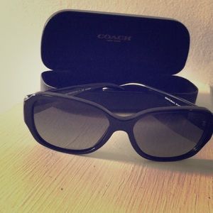 Coach black sunglasses with bling!